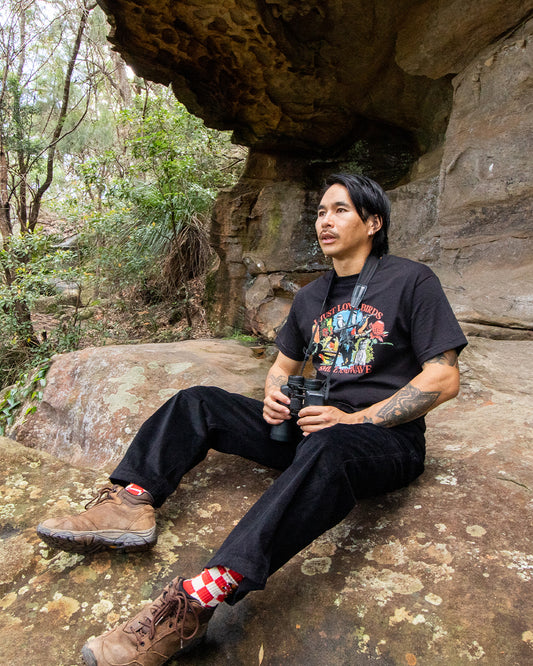 I Just Love Birds Tshirt - Black