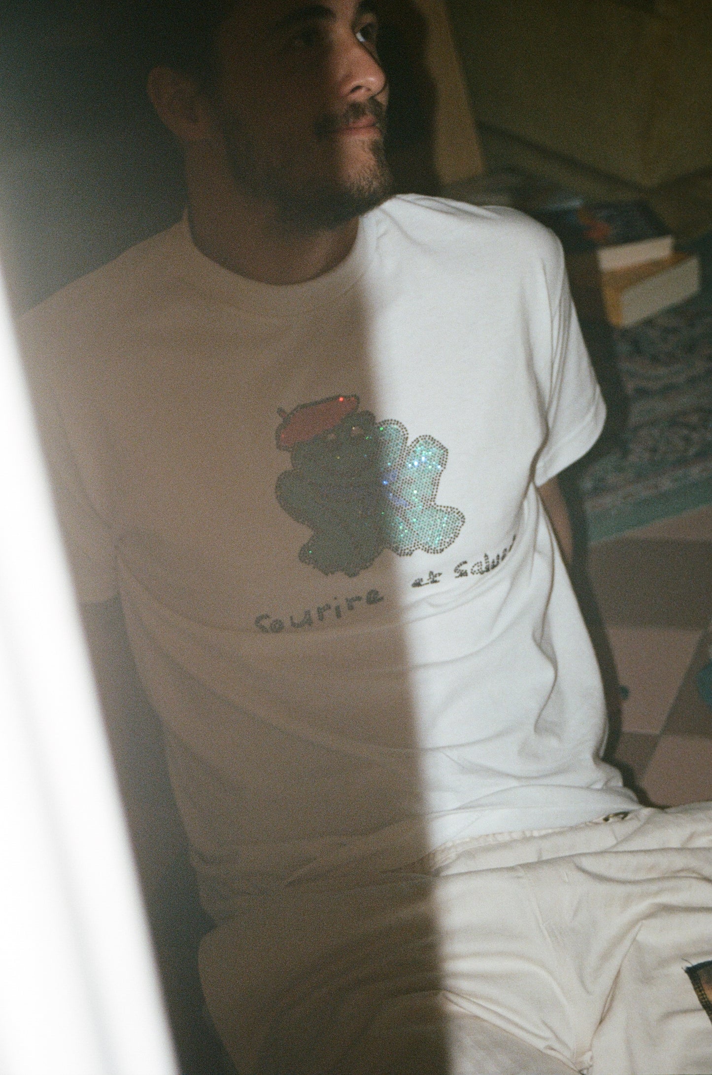 Beret Rhinestone Tshirt