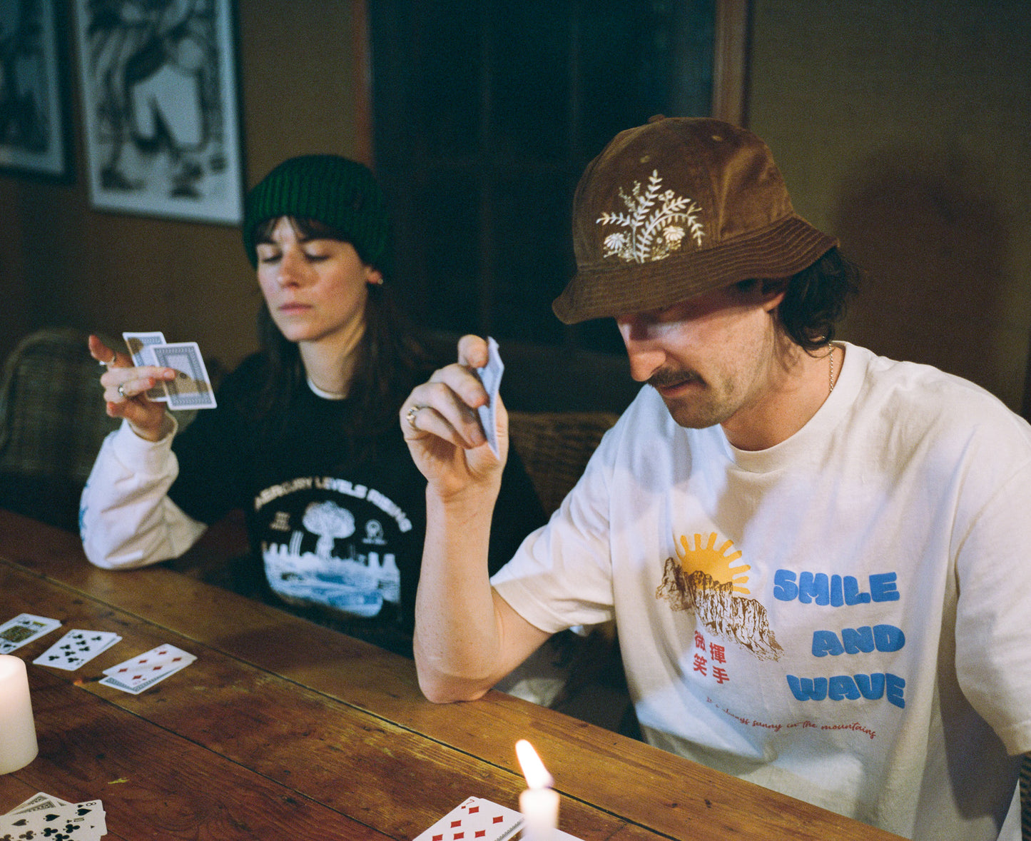 Floral Cord Bucket Hat