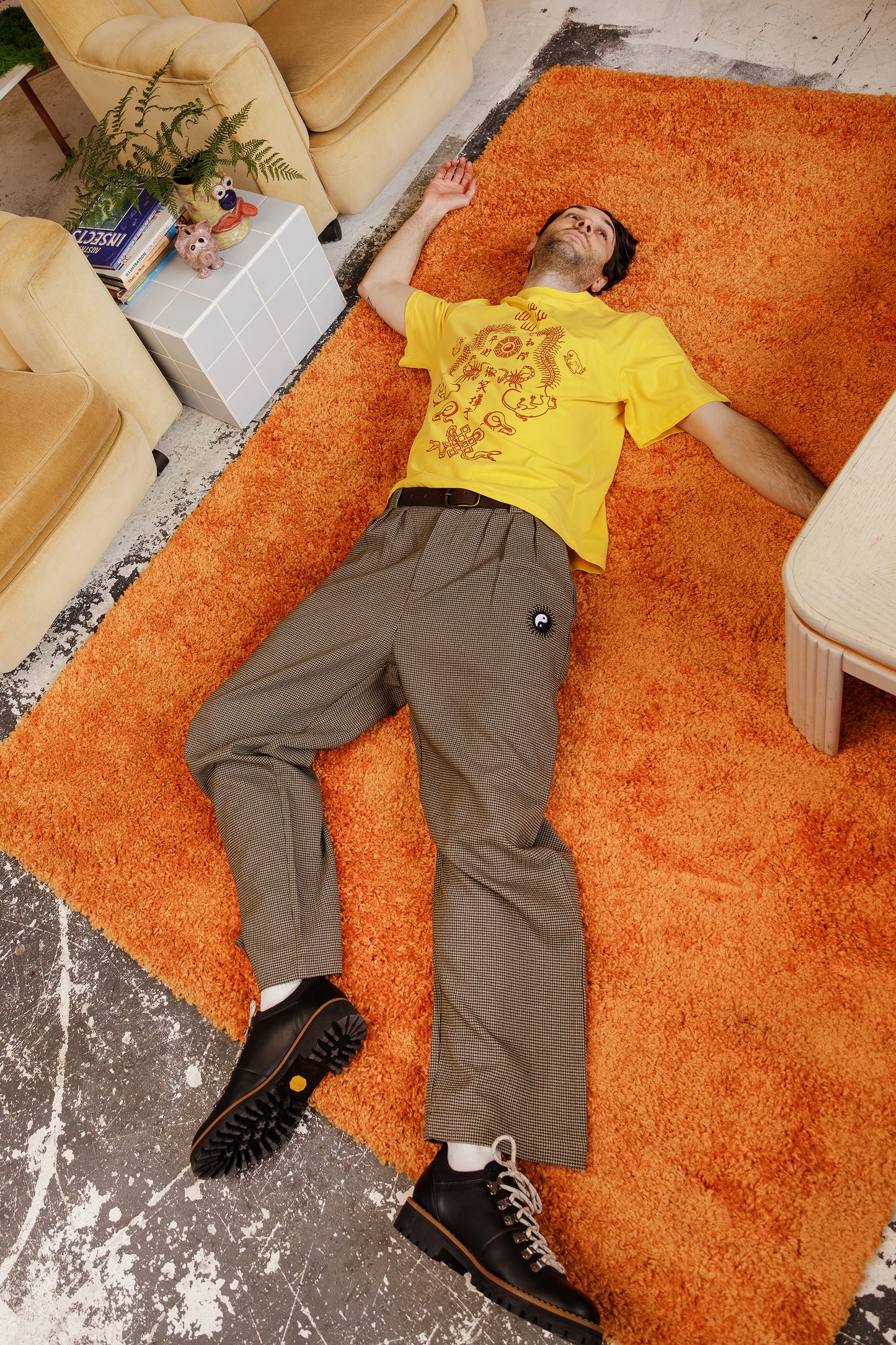 Peace and Harmony Tshirt - Yellow