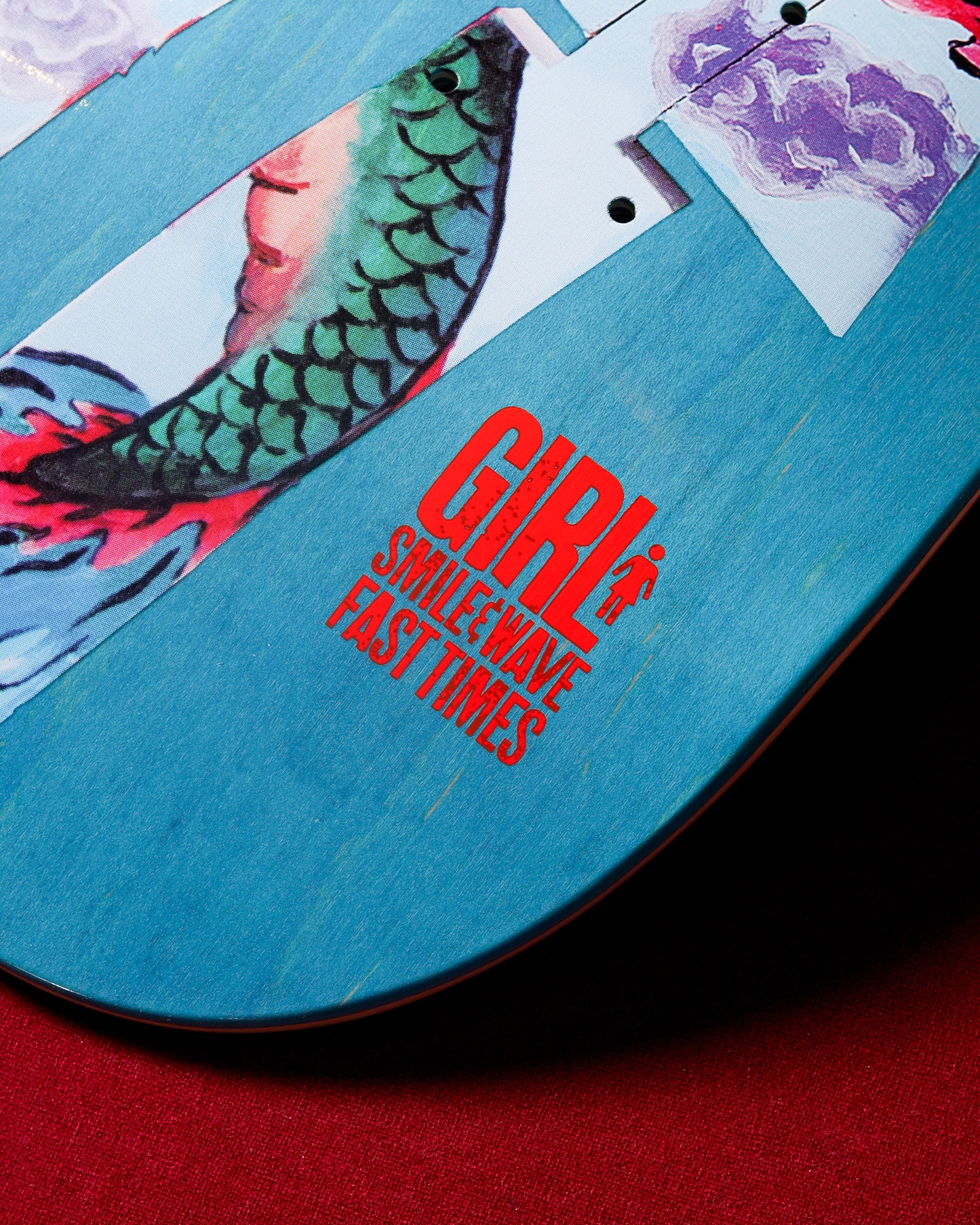 Girl x Fast Times x Smile + Wave Deck 8.25