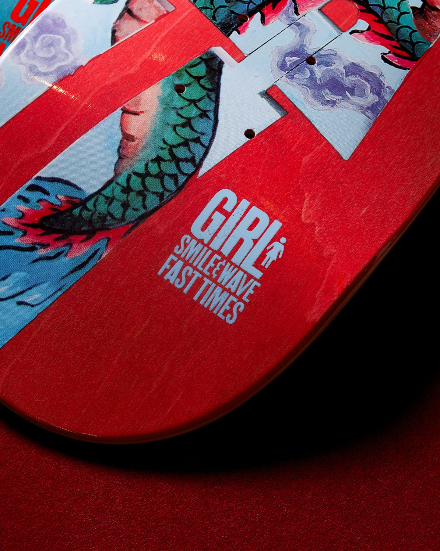 Girl x Fast Times x Smile + Wave Deck 8.5