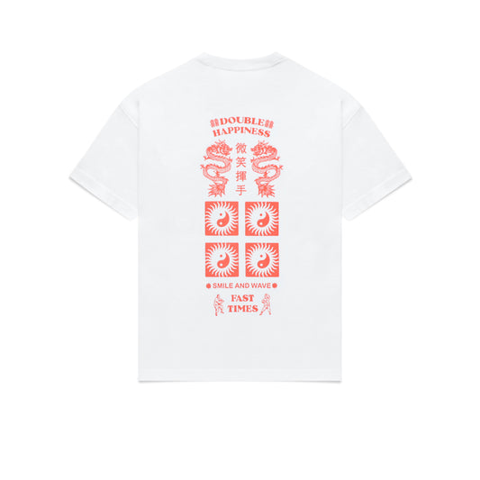 Double Happiness Tshirt - White