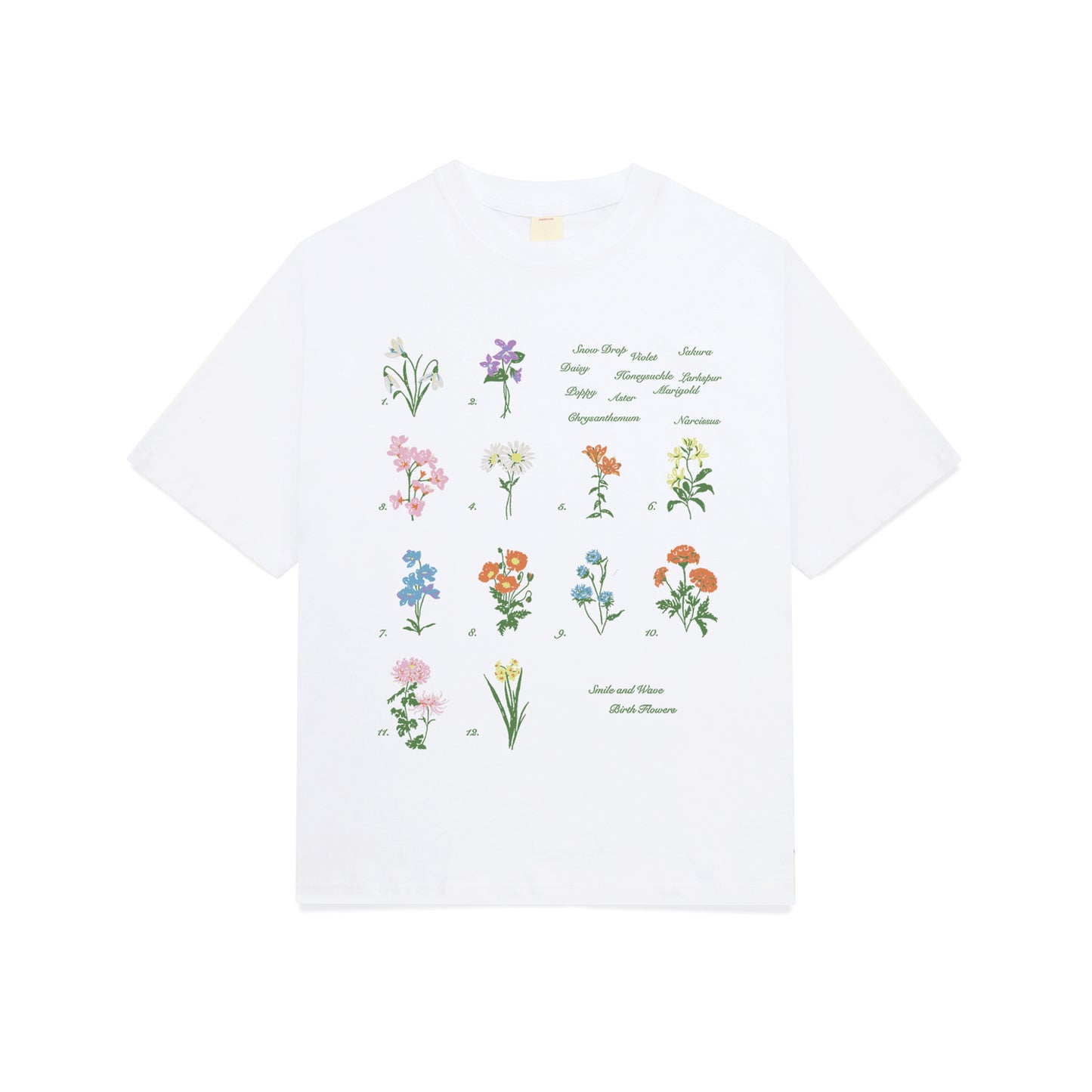 Flower Chart Tshirt