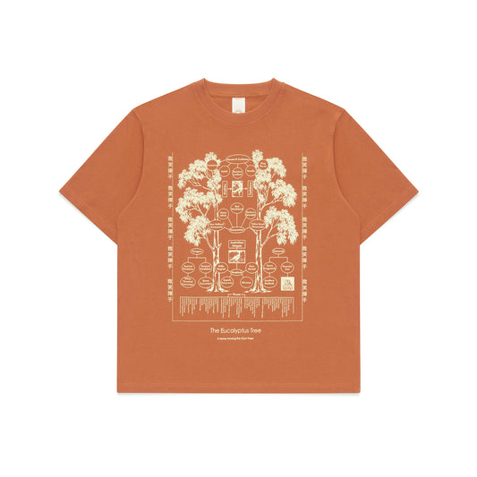 Gum Tree Tshirt - Rust
