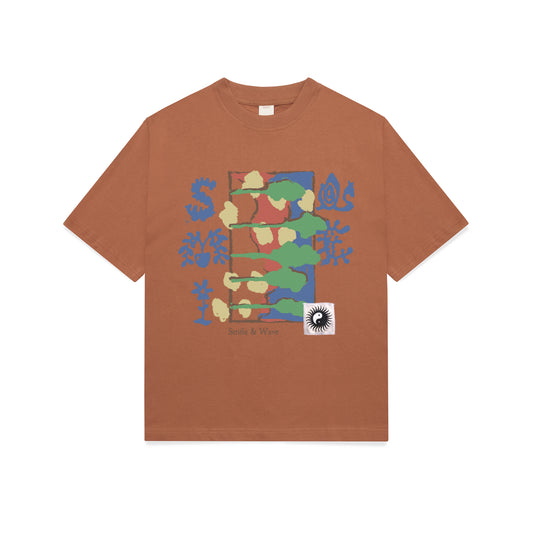 Landscape Tshirt - Rust