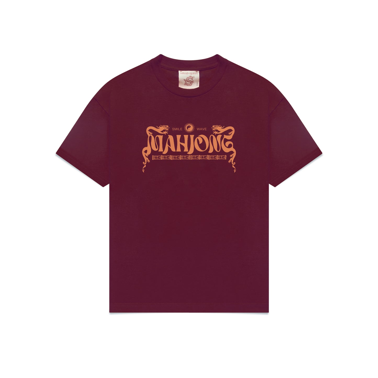 Mahjong Tshirt - Burgundy