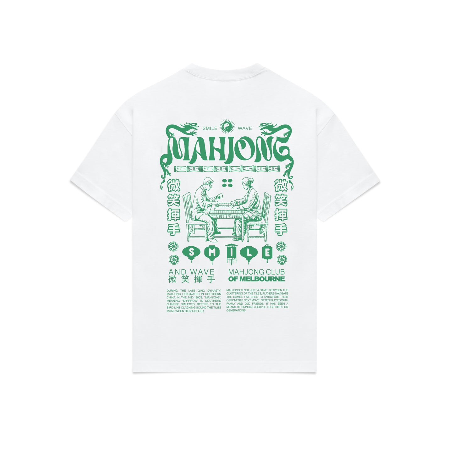 Mahjong Tshirt - White