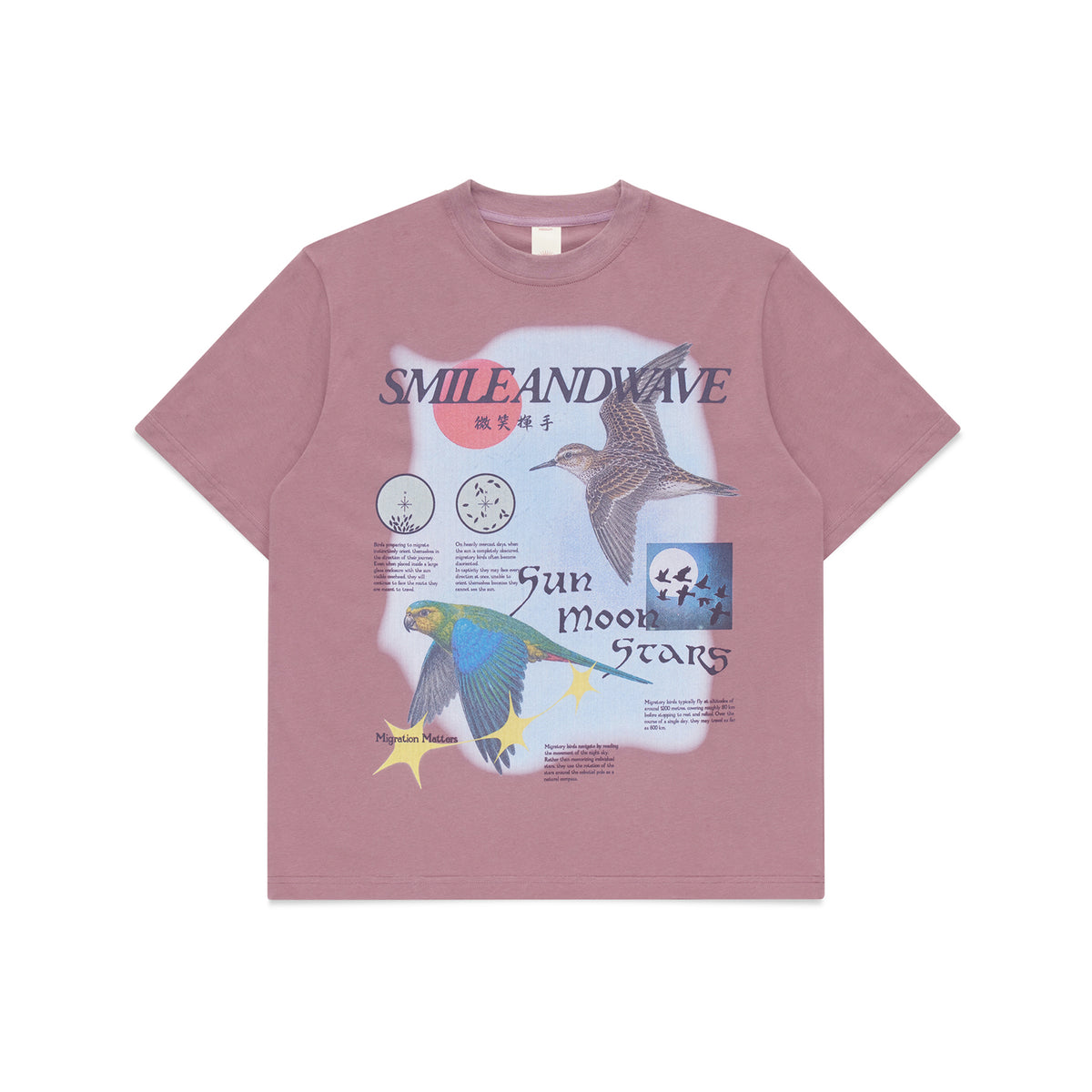 Migration Matters Tshirt - Mulberry