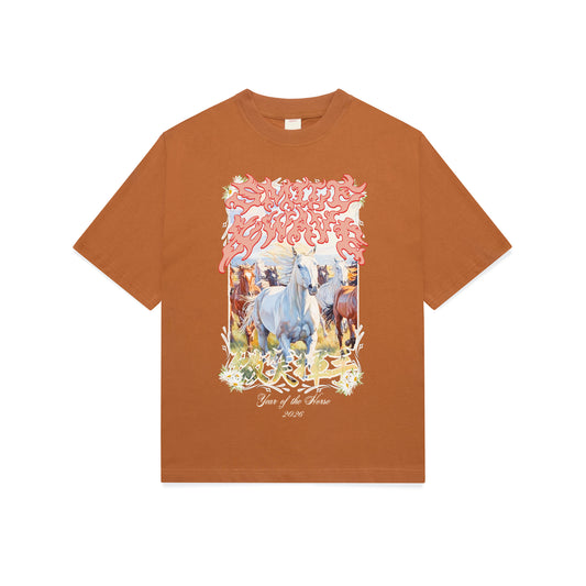 Paddock Tshirt - Rust