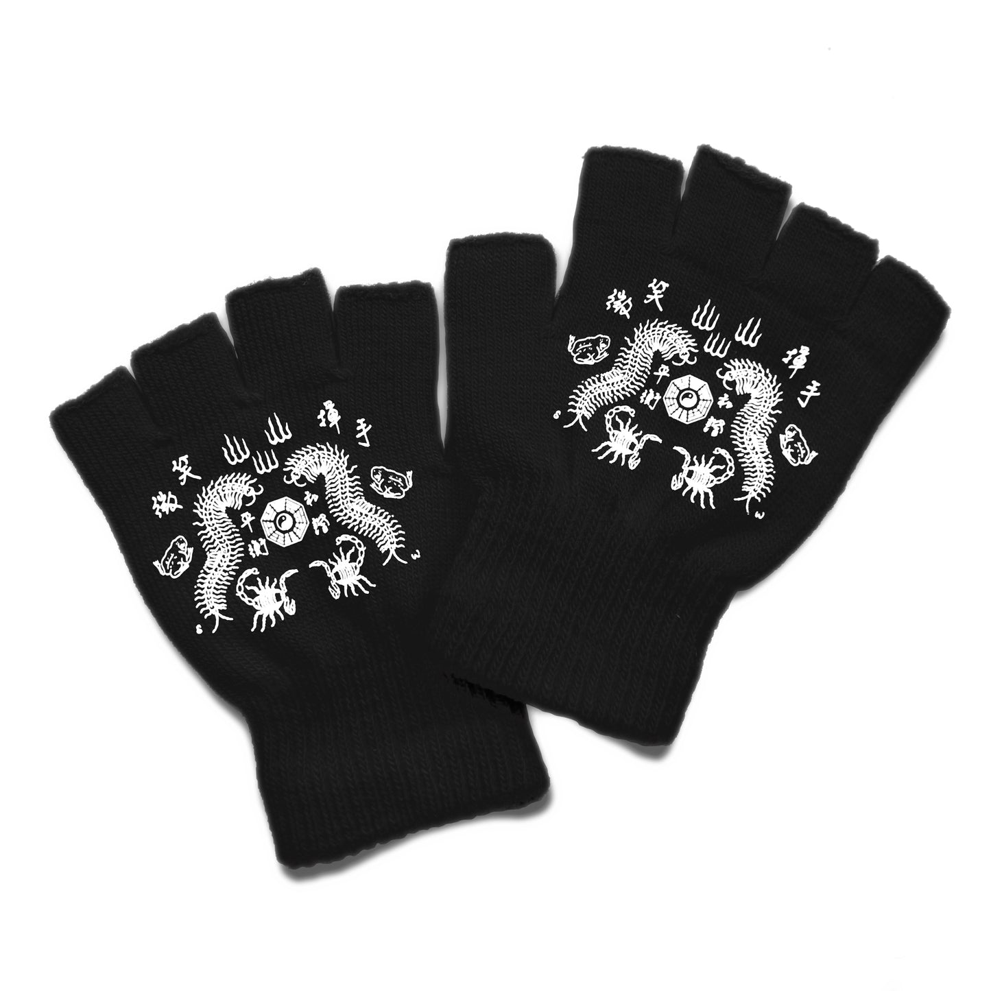 Peace and Harmony Gloves - black
