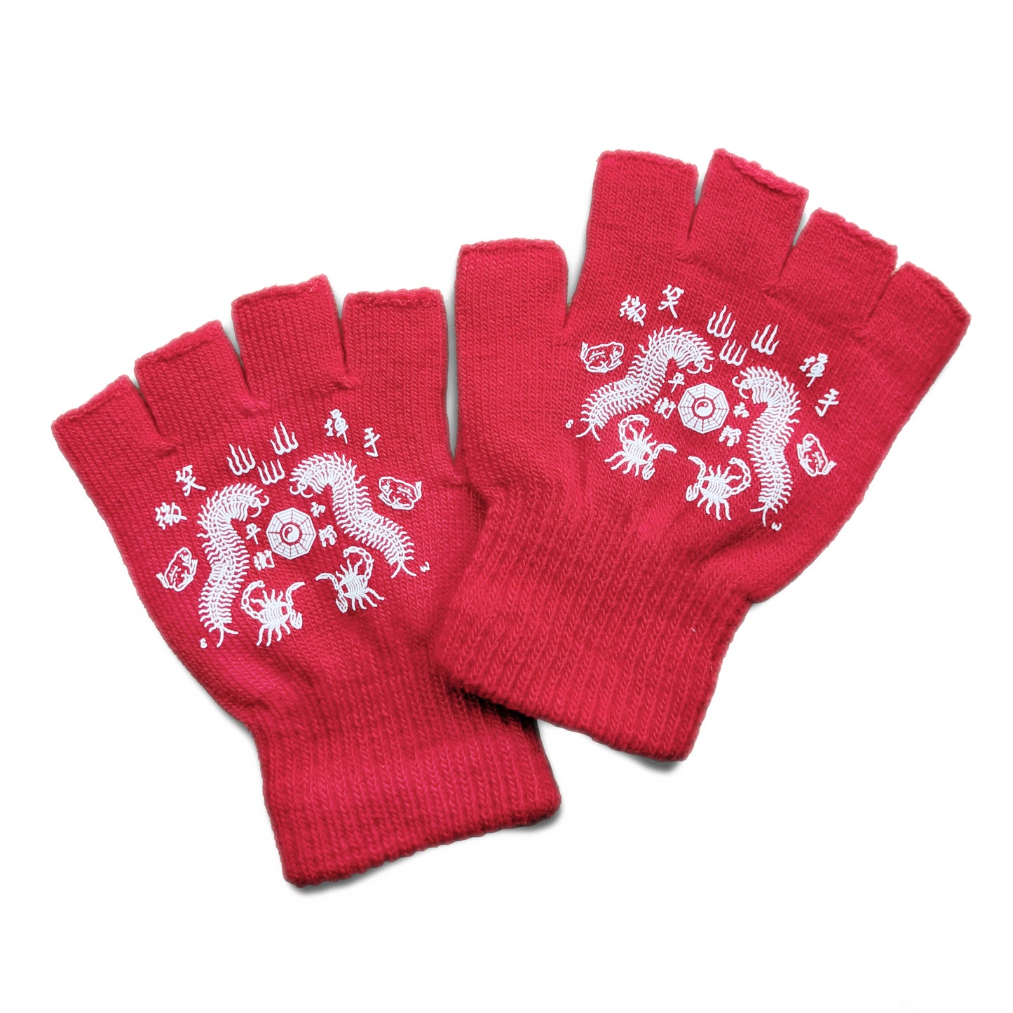 Peace and Harmony Gloves - red