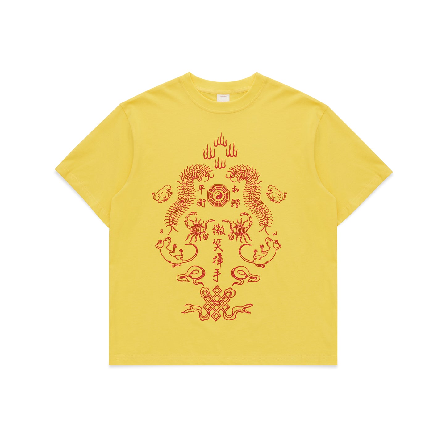 Peace and Harmony Tshirt - Yellow