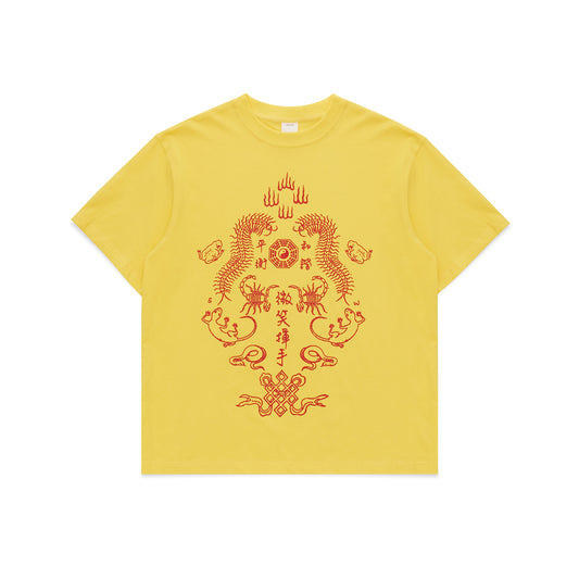Peace and Harmony Tshirt - Yellow