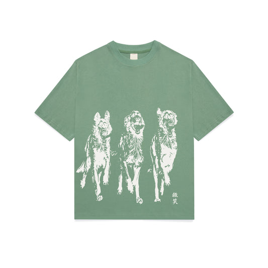 Run Free Tshirt - Sage