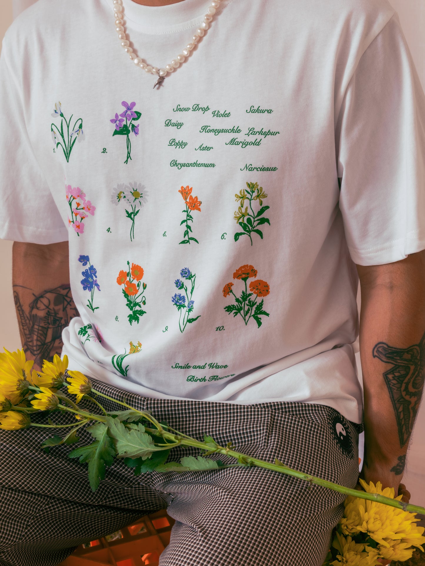 Flower Chart Tshirt