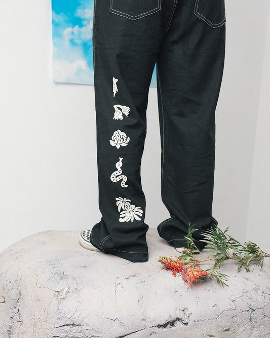 Stamp Stitch Pants