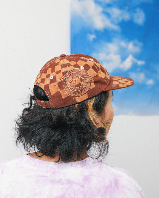 Snake Stitch Strapback Cap