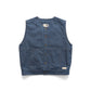Denim Snap Vest
