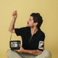Linen Quarter Zip Short Sleeve Shirt
