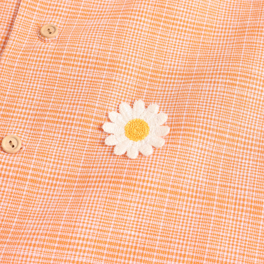 Tangerine Flower Shirt