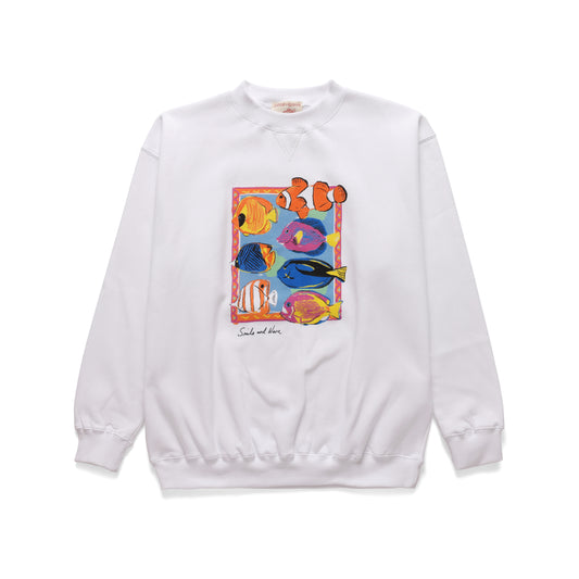 tropical crew neck jumper