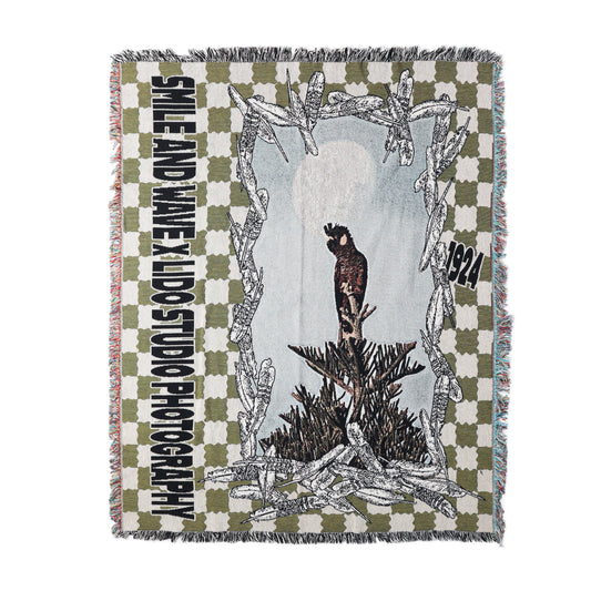 Yellow Tail Throw Blanket